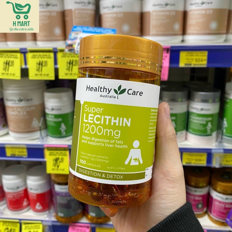 Mầm đậu nành Healthy Care Super Lecithin 1200mg đẹp da, cân bằng nội tiết tố