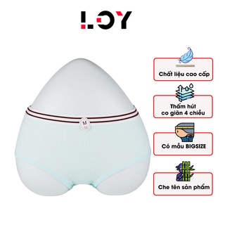 Quần lót nữ cotton vải gân tăm, quần sịp cotton kháng khuẩn siêu nhẹ và siêu thấm hút, Size M (<44kg) - Mã VD2S