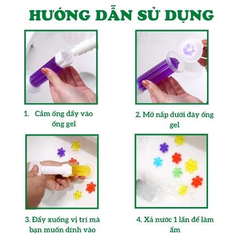 Gel Khử Mùi Diệt Khuẩn Bồn Cầu Hình Hoa Hương Thơm Dễ Chịu  Thơm Khử Mùi Toilet CHIPAO STORE