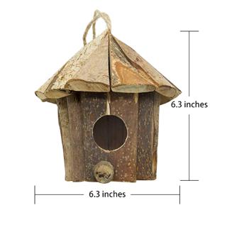 Tổ chim gỗ trang trí m5