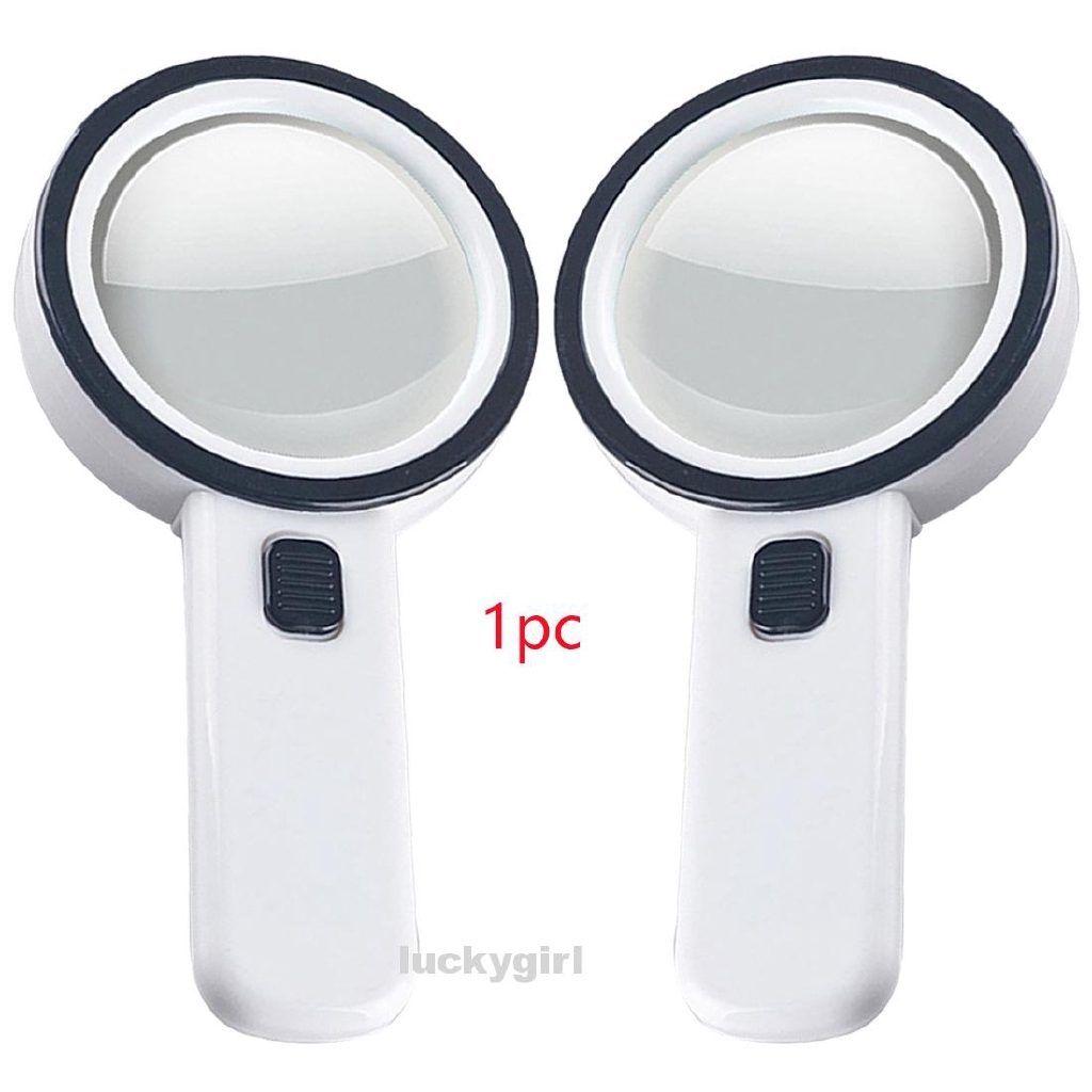 Kính Lúp Cầm Tay 30x Có Đèn Led Hỗ Trợ Đọc Sách Tiện Dụng