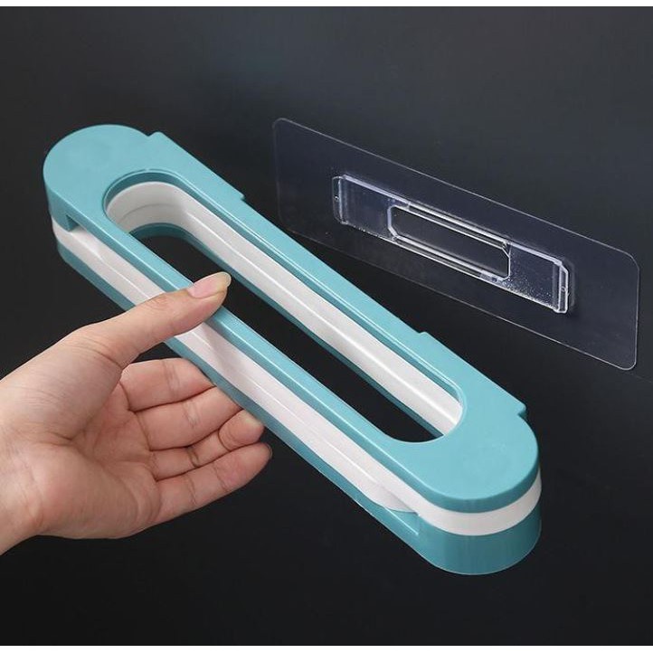 Kệ Giá Để Giày Dép Dán Tường 3in1, Thanh Treo Khăn Nhà Tắm