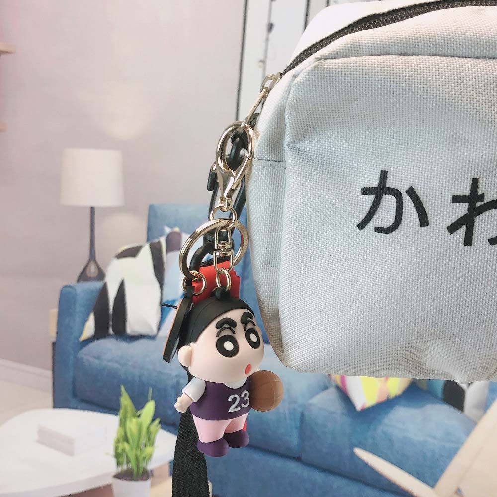 Móc khóa silicone hình cậu bé bút chì Shin ngộ nghĩnh đáng yêu