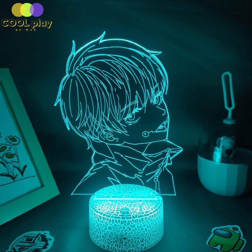 Đèn Ngủ LED 3D Hình Nhân Vật Anime Jujutsu Kaisen