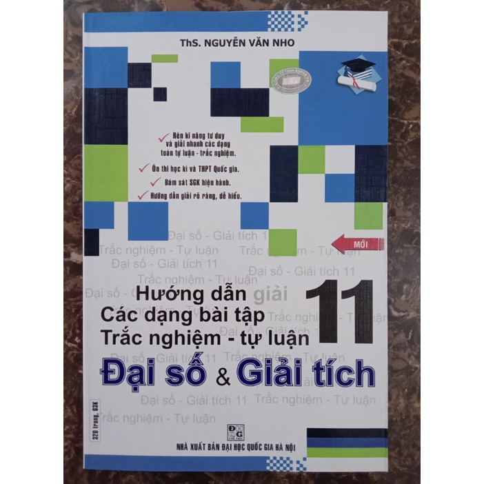 Sách - Hướng Dẫn Giải Các Dạng Bài Tập Trắc Nghiệm - Tự Luận Đại Số Và Giải Tích 11