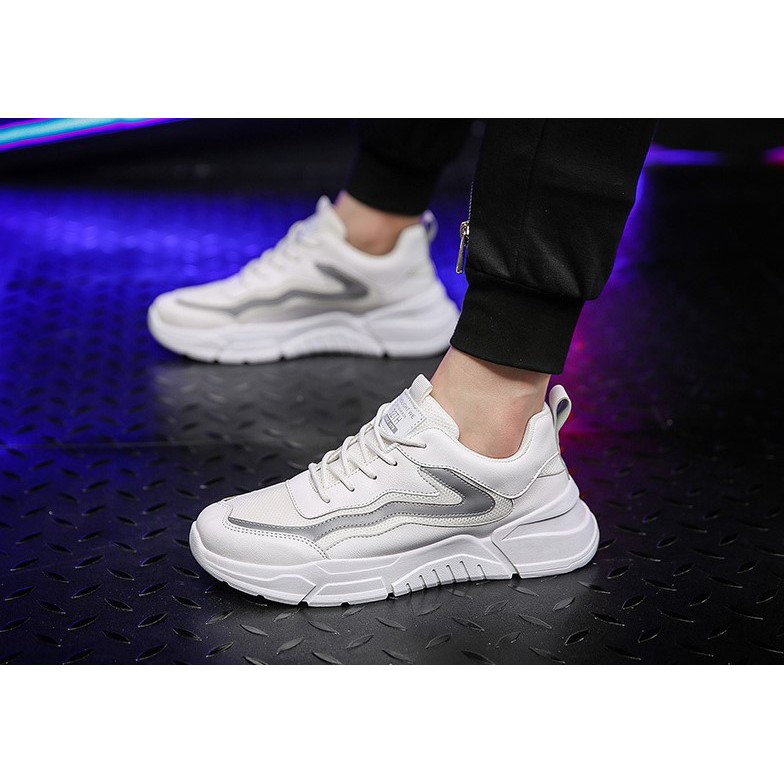 Giày Sneaker Thể Thao Nam Alami GTT02 - Viền Xám | BigBuy360 - bigbuy360.vn