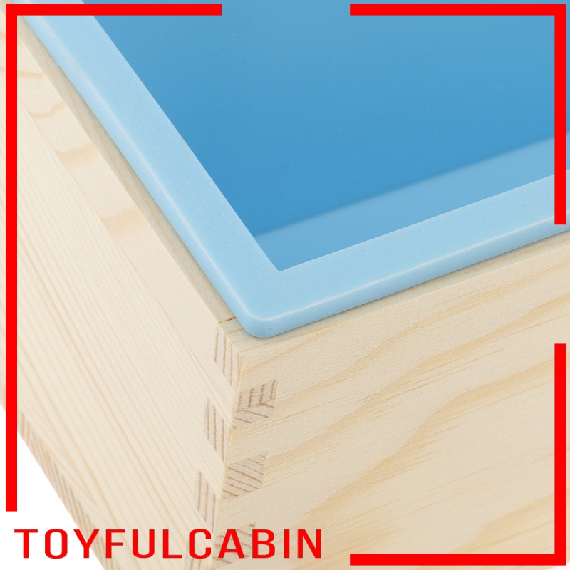 Khuôn Silicone Làm Xà Phòng Hình Chữ Nhật