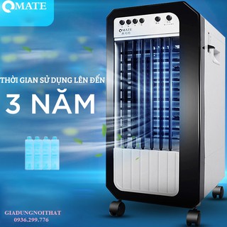 Quạt đá hơi nước OMATE tặng kèm 4 bình đá khô công suất 80w dung tích 7L
