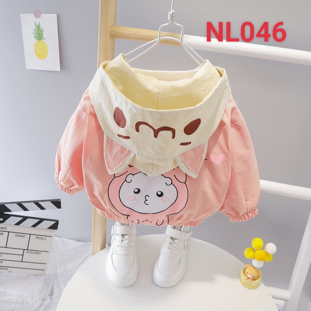 Áo khoác cotton cho bé gái, hàng quảng châu cao cấp