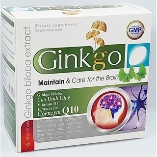 Hoạt huyết dưỡng não ginkgo biloba q10
