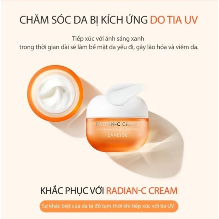 Kem Dưỡng Trắng da Laneige Radian-C Cream 30ml