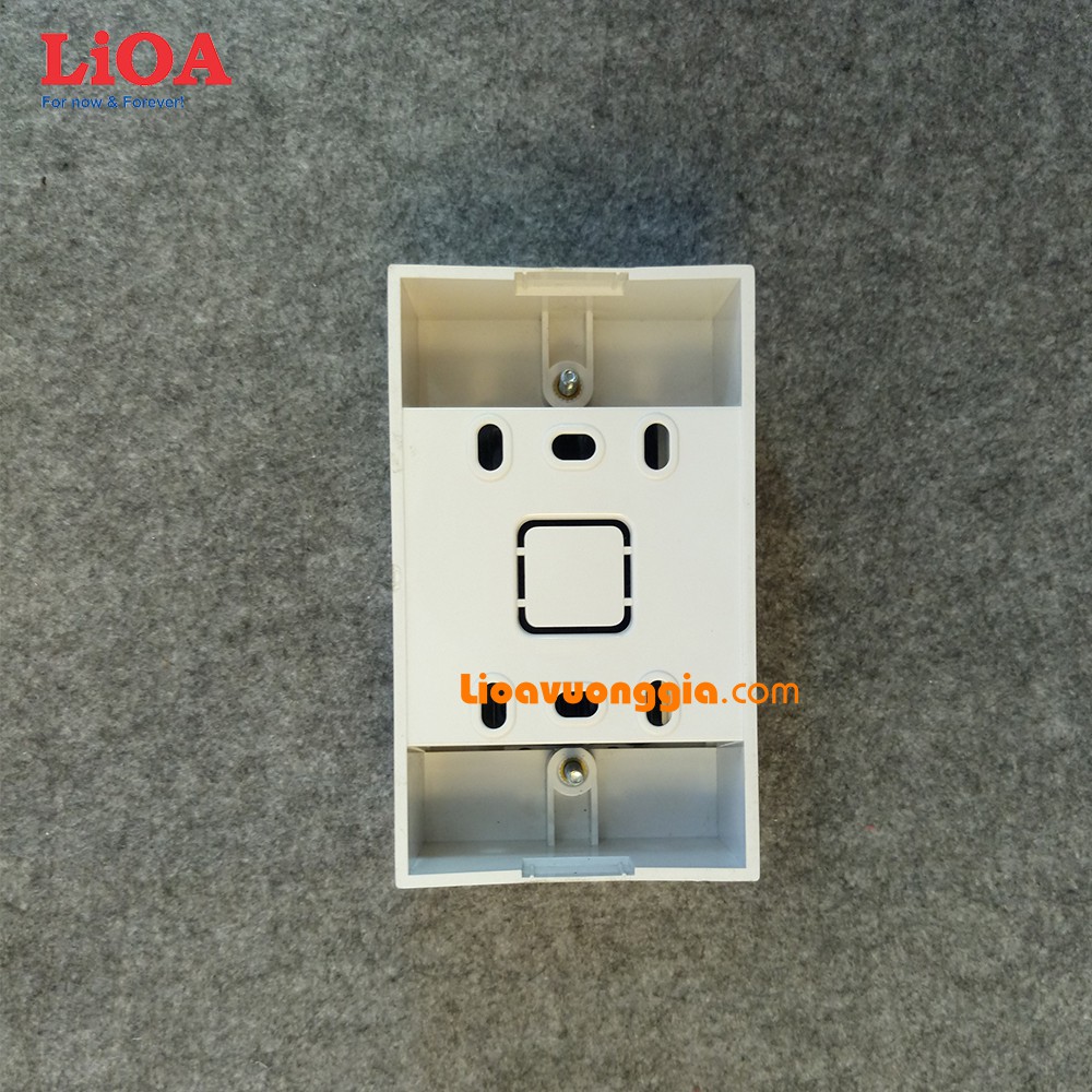 LiOA Chính Hãng Combo ổ cắm điện ba 2 chấu LiOA 16A 3520W - Lắp nổi