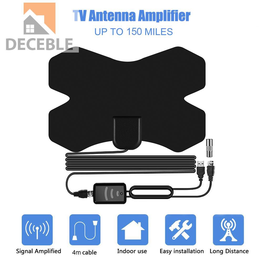 Ăng Ten Khuếch Đại Tín Hiệu Kỹ Thuật Số Trong Nhà 150 Dặm Hd 4k Tv | BigBuy360 - bigbuy360.vn