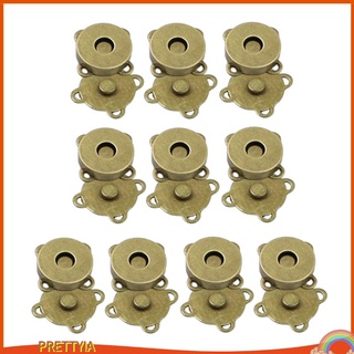 [Prettyiavn] 10 Cặp Kẹp Nút Chụp DIY Ví Túi Xách Thủ Công 14mm