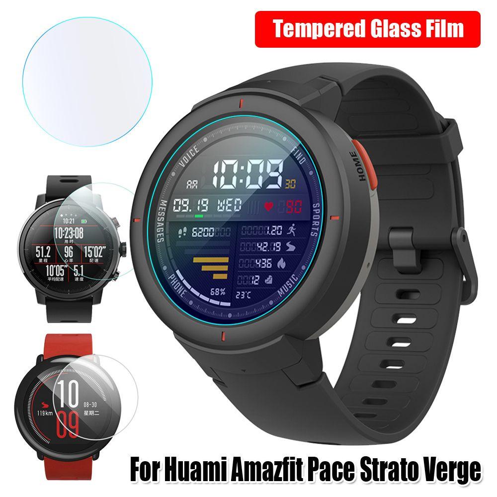 BTLIMER Kính Cường Lực 9H Bảo Vệ Màn Hình Cho Huami Amazfit Pace Stratos Verge Lite Premium HD