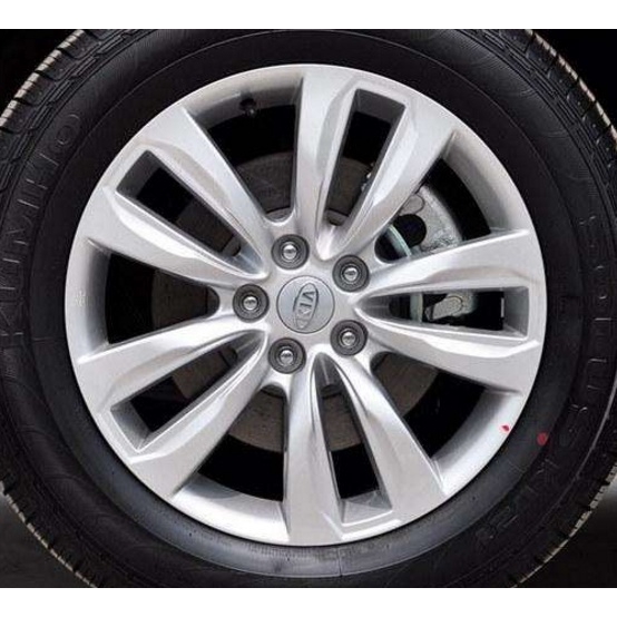 1 Nắp Chụp Trục Bánh Xe Hơi Kia K2 K3 K5 Màu Đen / Bạc 60mm