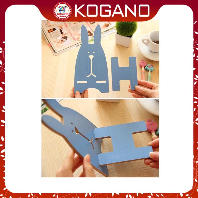 Giá đỡ điện thoại KOGANO đỡ điện thoại iPhone, Android, máy tính bảng iPad đa năng hình thỏ đáng yêu TA-001304