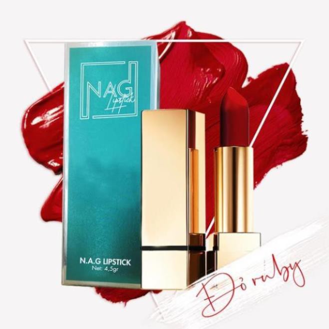 Son lì NAG Lipstick hai màu đỏ cam, đỏ ruby sang trọng cho đôi môi mềm, quyến rũ - N.A.G Beauty | BigBuy360 - bigbuy360.vn