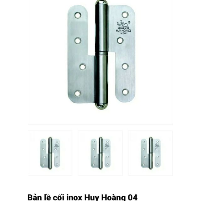 Bản lề cối inox Huy Hoàng 04 cửa phòng