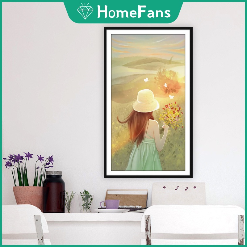 Bộ Tranh Đính Đá 5D Tự Làm Hình Hoàng Hôn Trên Hoàng Hôn 30x50cm Trang Trí Nhà Cửa/Phòng Ngủ Cho Người Lớn