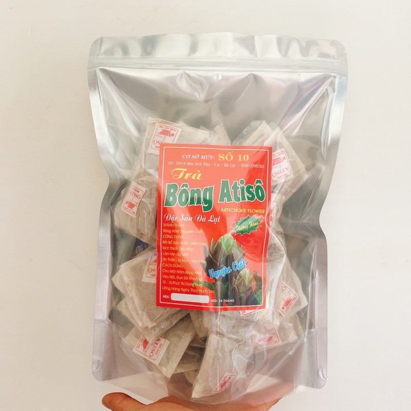 Trà atiso túi lọc DLFresh trà hoa atiso nguyên chất, loại đặc biệt
