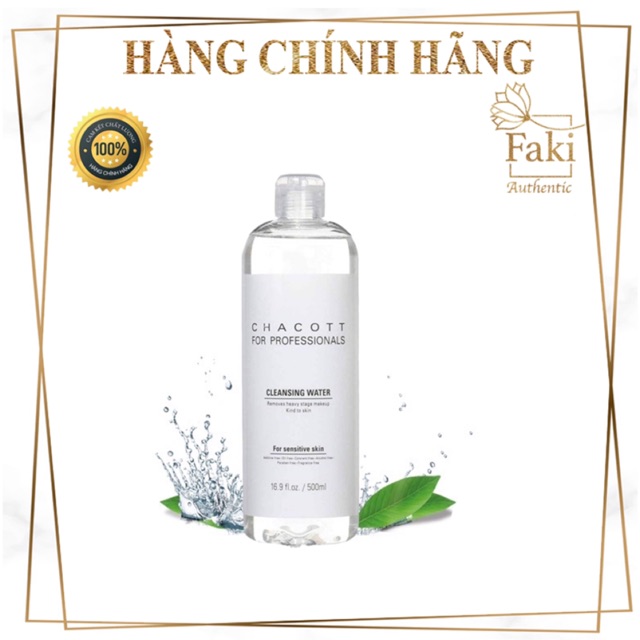 Nước tẩy trang không cồn Chacott 500ml - Tẩy trang Chacott