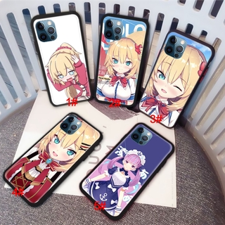 Ốp điện thoại mềm hình Akai Haato Haachama Hololive anime cho iPhone 5 5S SE 2020 6 6S 7 8 Plus X 2IH