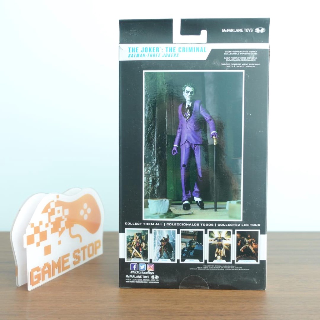 Mô hình DC Multiverse The Joker 18cm The Criminal Batman Three Jokers McFarlane Chính hãng Mỹ DCMF40