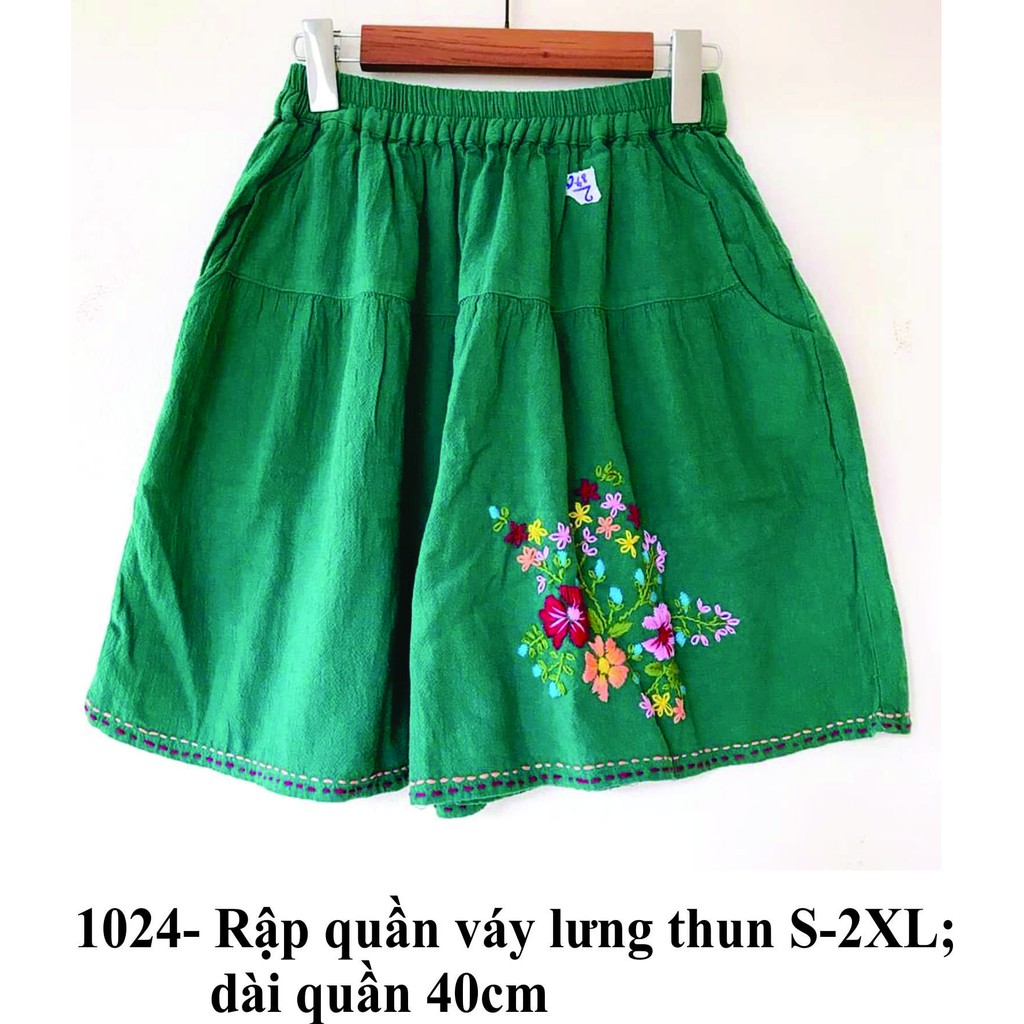Rập quần váy lưng thun - Rập giấy mã 1024 (Bản vẽ)