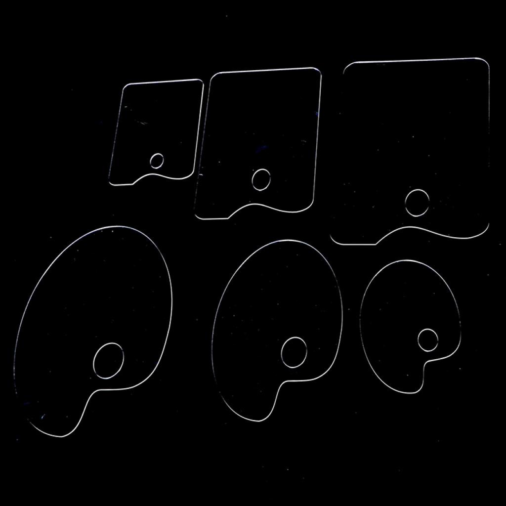 1 Khay Pha Màu Nước Bằng Acrylic Trong Suốt