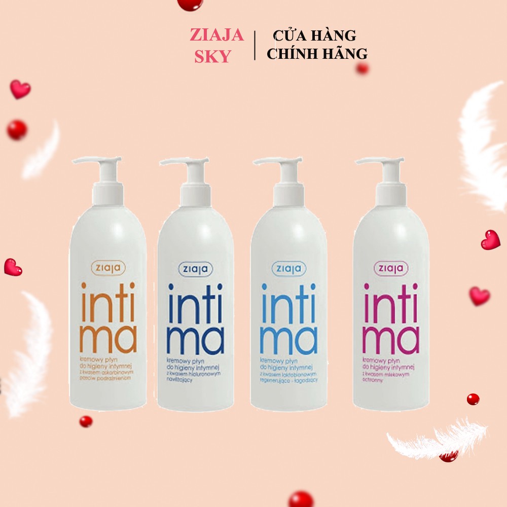 Dung Dịch Rửa Vệ Sinh Dạng Sữa Intima Ziaja - đủ màu 500ml
