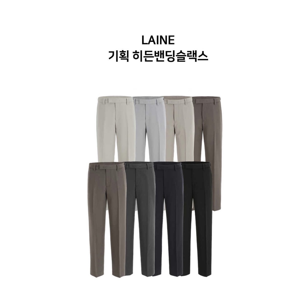 Quần âu nam LAINE xuất Hàn form Slim Traight Fit