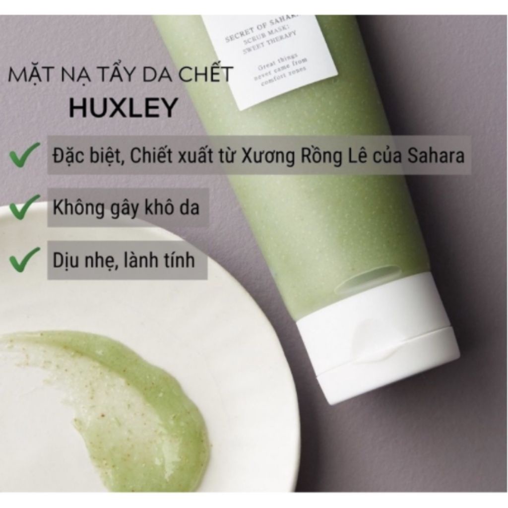 Tẩy Tế Bào Da Chết Huxley, Chiết suất Từ Tinh Chất Xương Rồng 30g