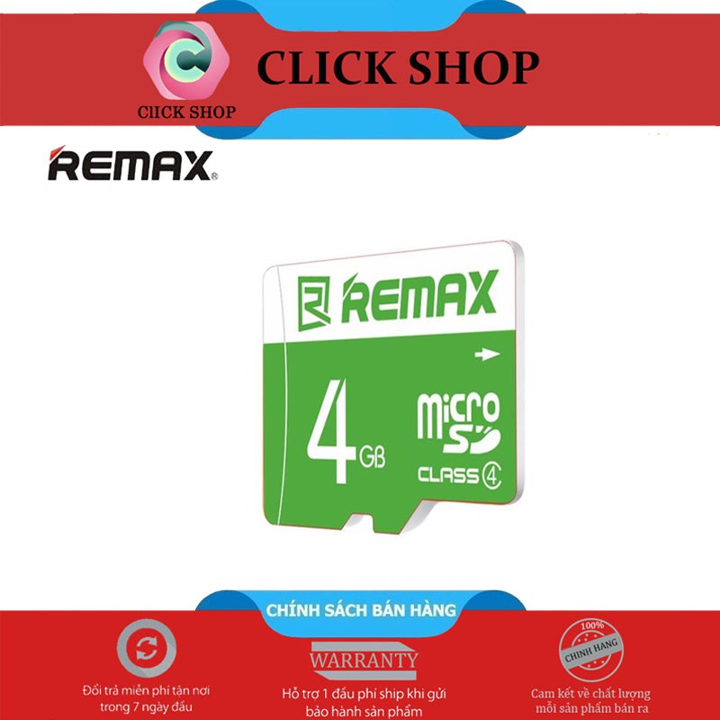 Thẻ nhớ Remax micro SD 4GB dung lượng đủ