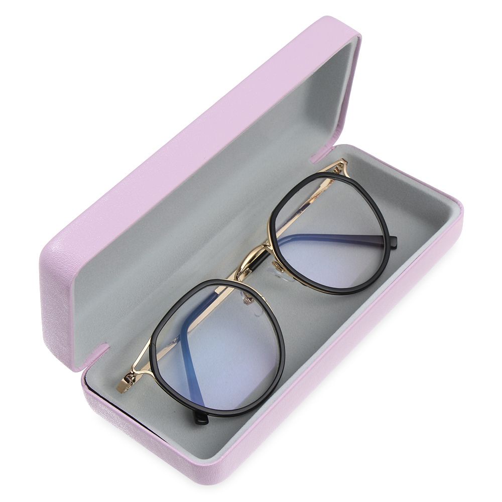 Hộp Đựng Mắt Kính Bằng Da PU Chống Thấm Nước Nhiều Màu Sắc Phong Cách Vintage