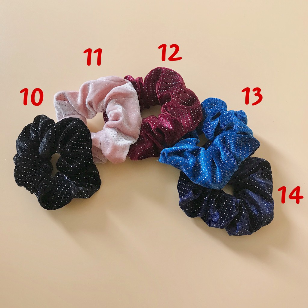 Dây cột tóc vải Scrunchies LA PERBRA