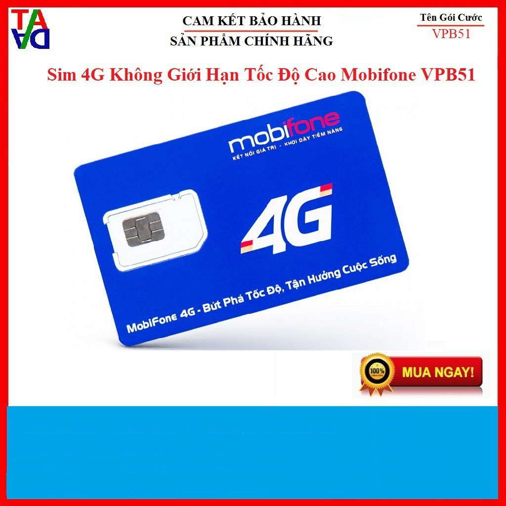 Sim 4G Mobifone DTHN(1GB/ngày phí duy trì mỗi tháng 50.000đ), CS6N(6GB/ngày phí duy trì mỗi tháng 90.000đ)