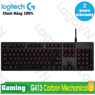 Bàn Phím Cơ Gaming Logitech G413 Carbon Switch Romer-G LED