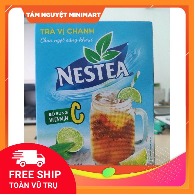 Hộp trà chanh Nestea chanh tuyết 18 gói x 14gr