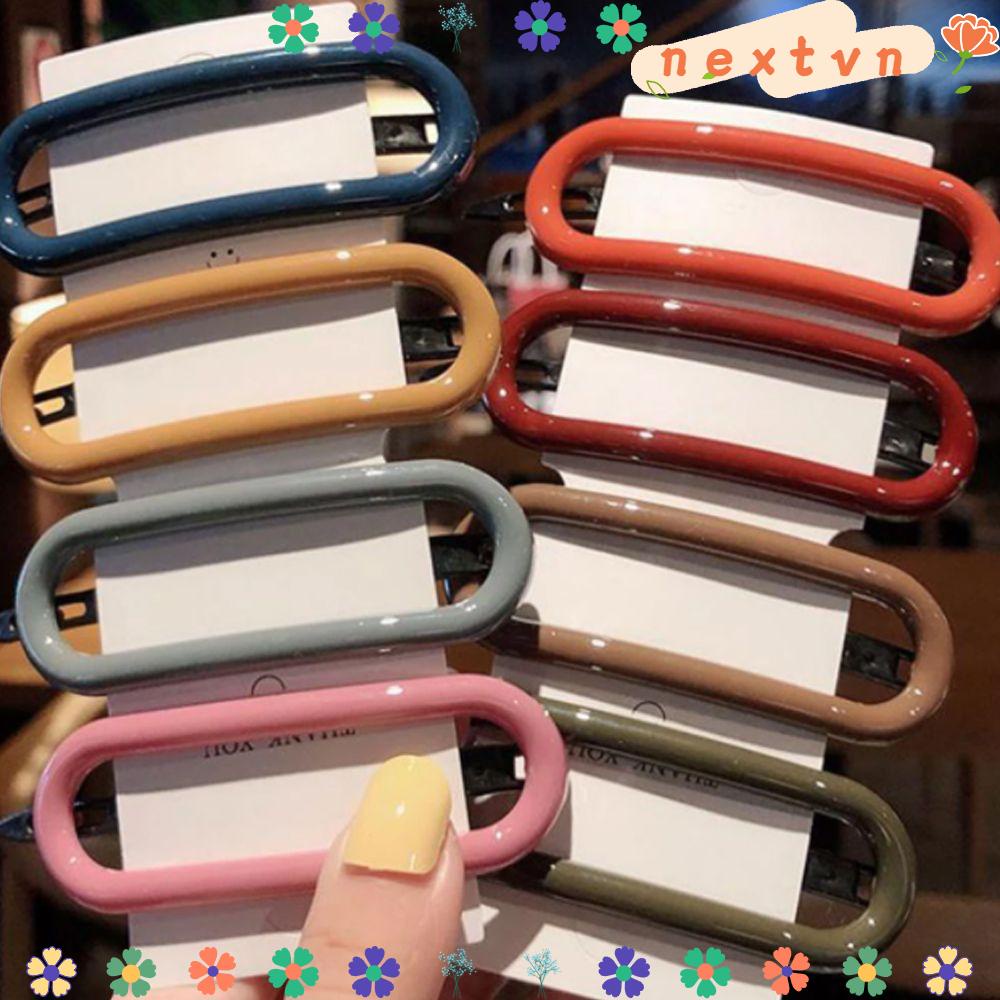 Kẹp tóc nguyên khối cỡ lớn nhiều màu tùy chọn đơn giản thanh lịch hỗ trợ rửa mặt cho nữ