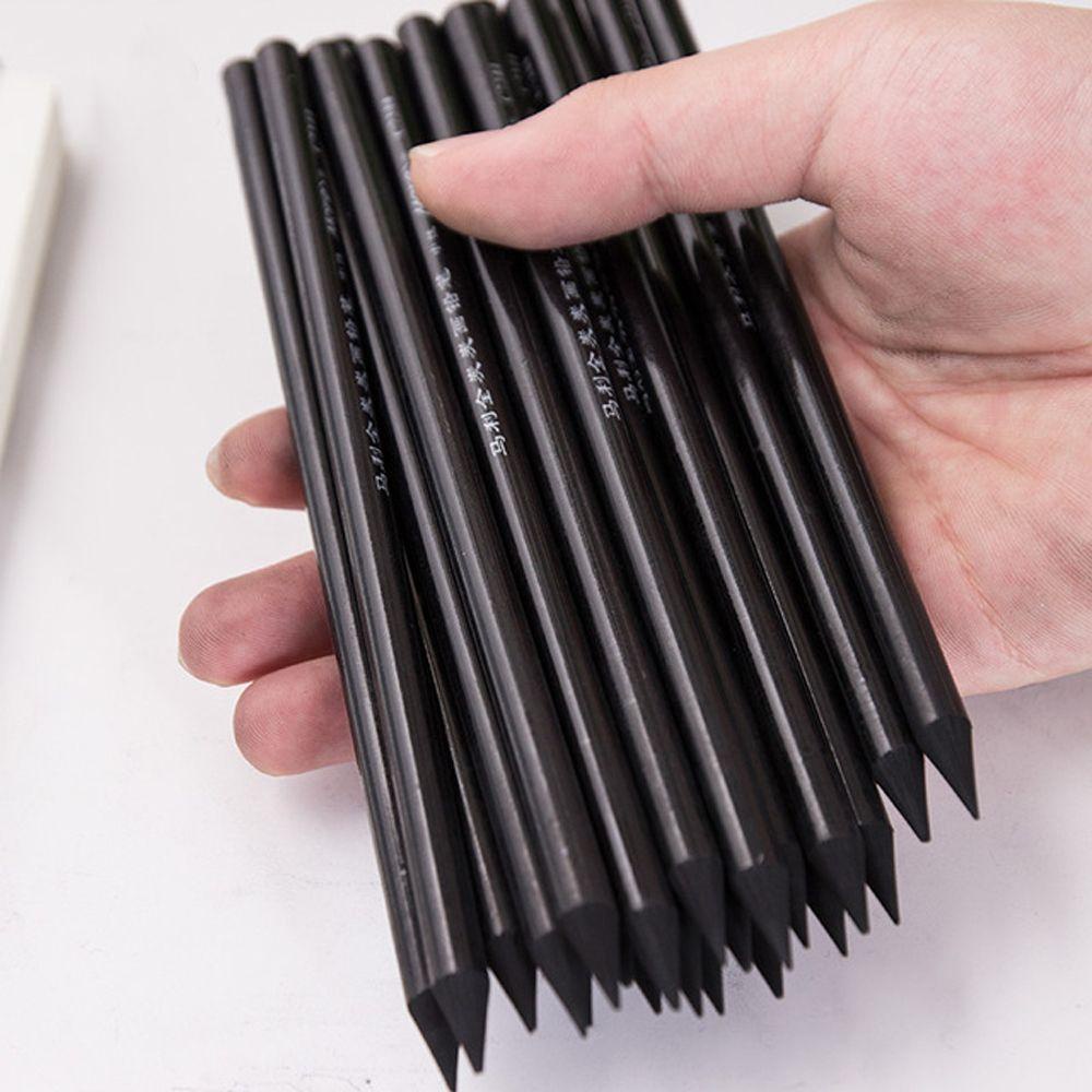 Bút Chì Vẽ Phác Thảo Bằng Gỗ Carbon Chất Lượng Cao Chuyên Nghiệp Toàn Diện