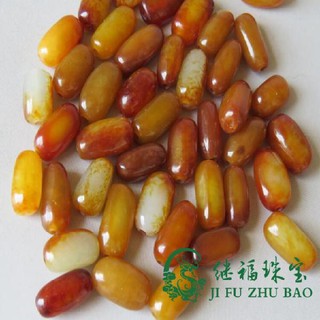 Chuỗi Hạt Ngọc Bích Đỏ Làm Vòng Cổ