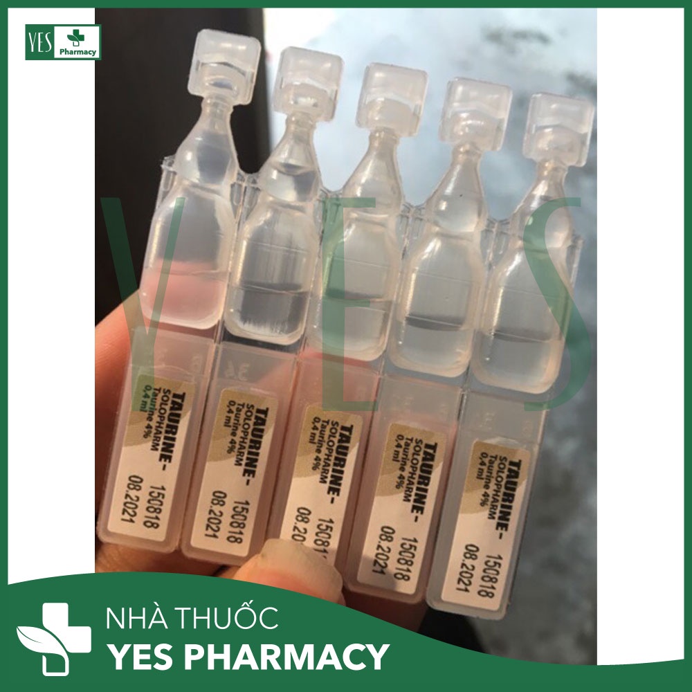 Dung dịch nhỏ mắt TAURINE - SOLOPHARM 4% - Nhà thuốc Yes Pharmacy