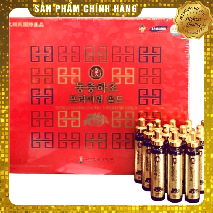 Nước Đông trùng hạ thảo hộp Đỏ 20 ống