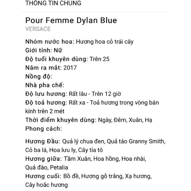 Nước hoa Versace Dylan Blue Pour Home Femme 5ml