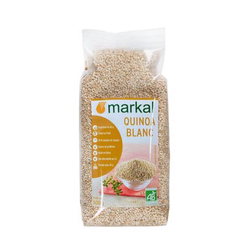 Hạt Quinoa trắng hữu cơ Markal - Date 2023