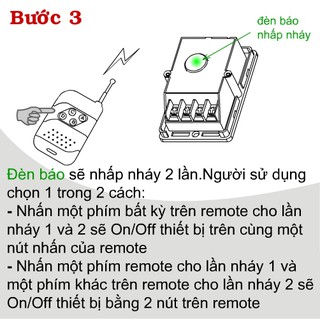 Công tắc điều khiển từ xa công suất lớn TPE RC1A (BH 12 THÁNG)