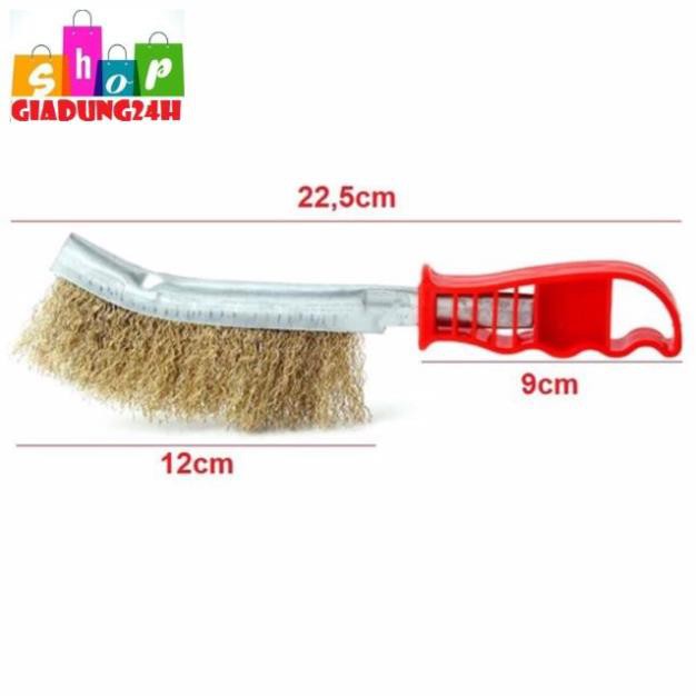 Bàn chải đánh rỉ cán đỏ-Giadung24h