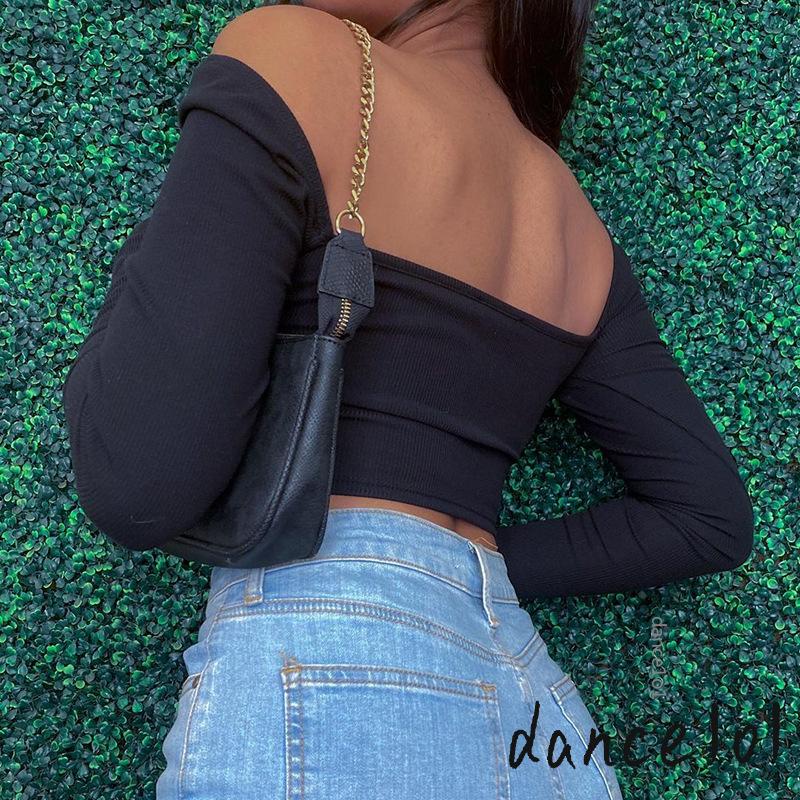 Áo Tay Dài Cổ Chữ V Màu Trơn 1O1 Cho Nữ