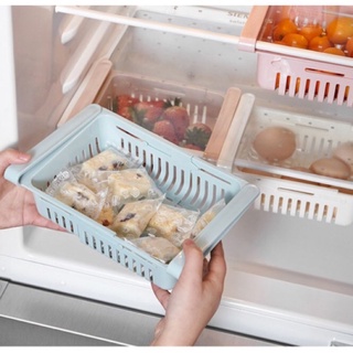 ( bán sỉ lẻ )khay rổ đựng đồ cài tủ lạnh gấp gọn